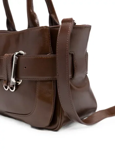 Bőr shopper táska Osoi barna