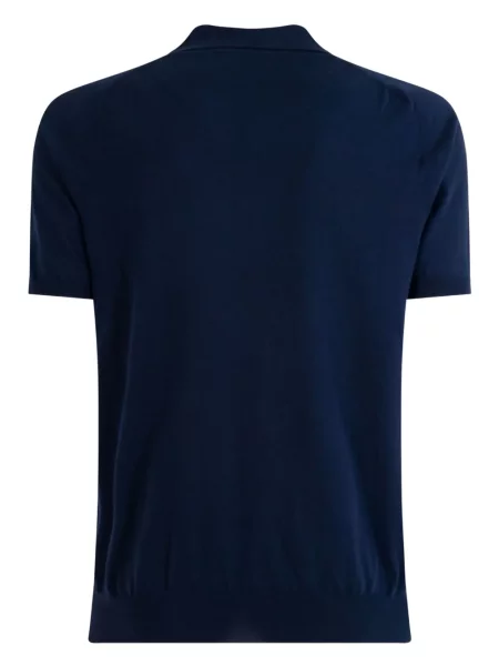 Tricou polo Roberto Collina albastru