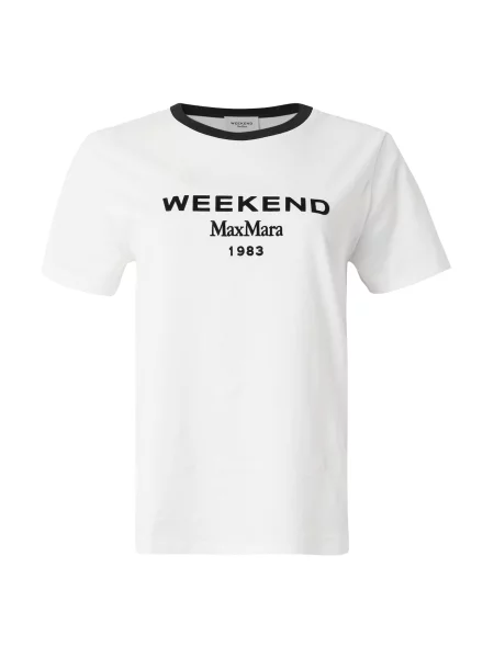 Weekend Max Mara Tricou Edison alb