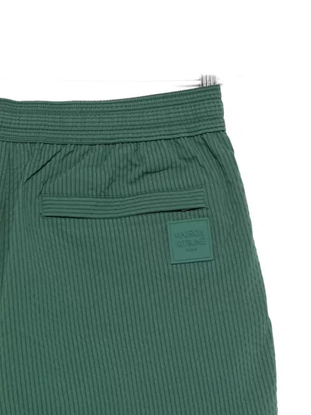 Slip de baie Maison Kitsune cu autograf verde