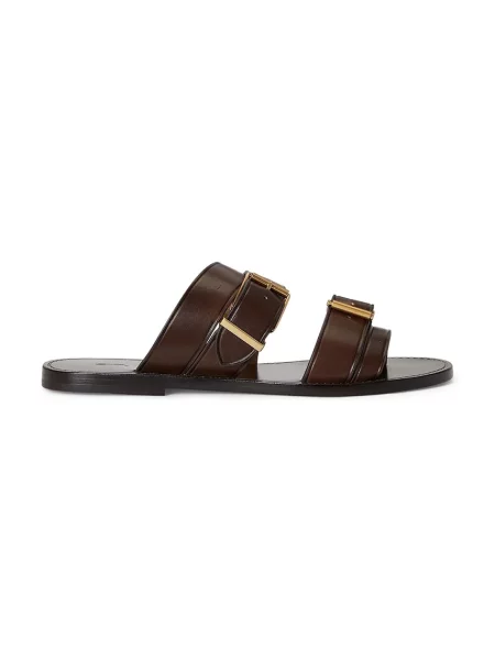 Pantofi Polo Ralph Lauren cu cataramă maro