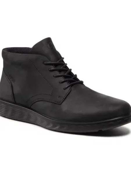 Bokacipő ECCO S Lite Hybrid Black fekete