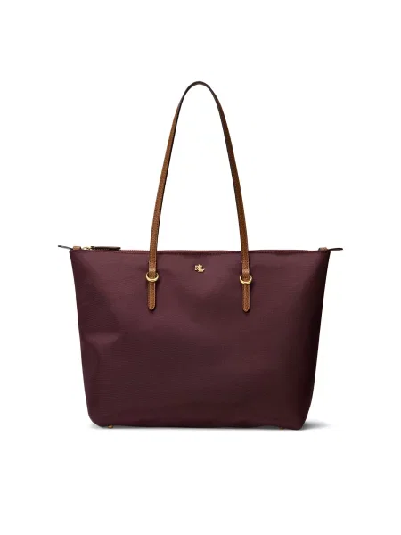 LAUREN RALPH LAUREN Ročna torba Bordo rdeča