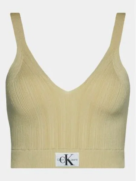 Cropp top Calvin Klein Jeans verde