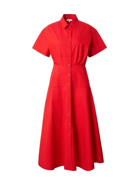 TOMMY HILFIGER Rochie tip bluză neon roșu