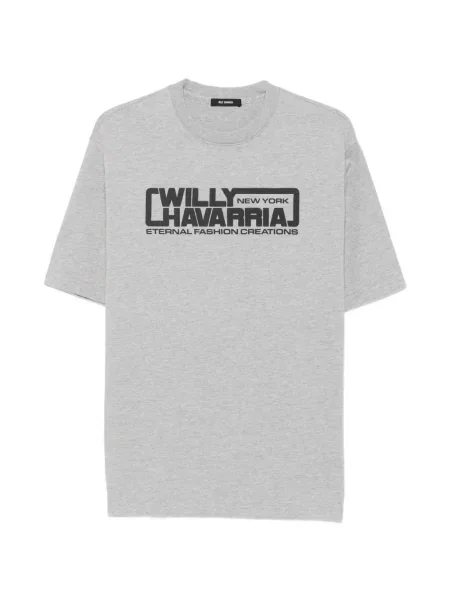 Μπλούζα Willy Chavarria με σχέδιο γκρι