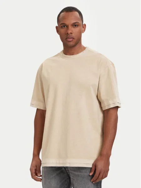 G-Star Raw Majica Washed Distressed bež