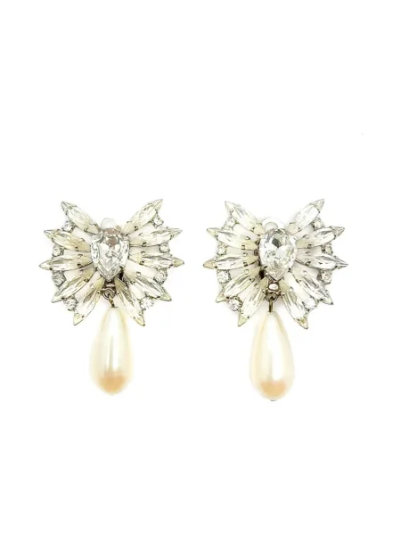 Cercei Jennifer Gibson Jewellery cu perle argintiu