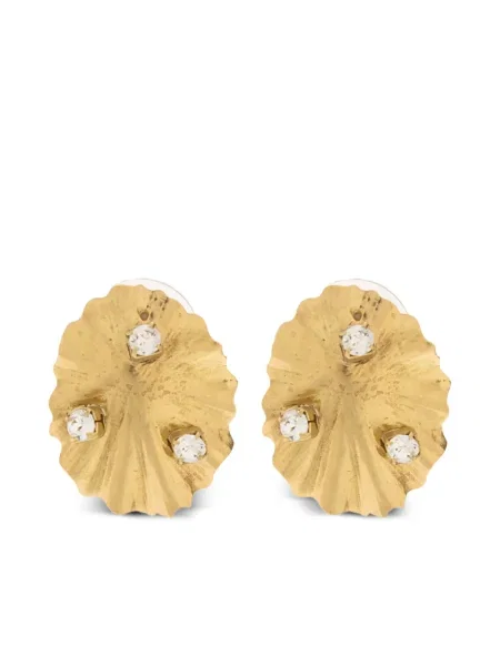 Cercei Ulla Johnson cu volane auriu