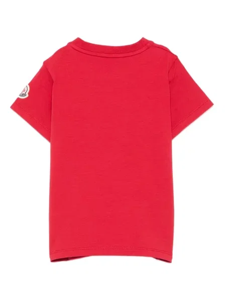 Koszulka dziecięca Moncler Enfant czerwona