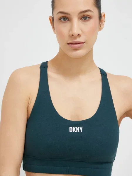Спортен сутиен Dkny зелено