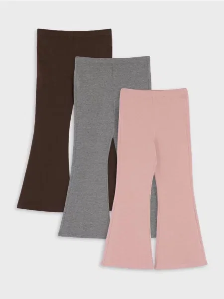 Sinsay legíny flare 3 pack vícebarevná
