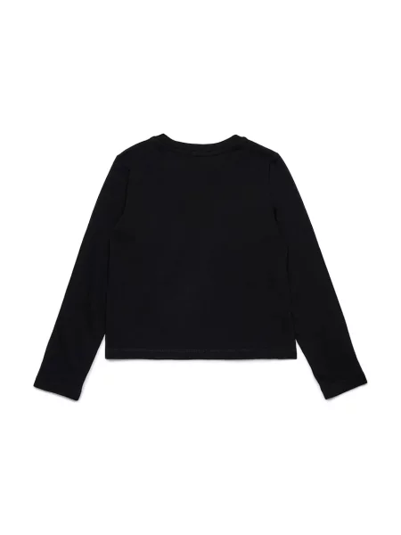 Diesel gyerek hosszú ujjú felső TIVALSYLS T-SHIRT fekete