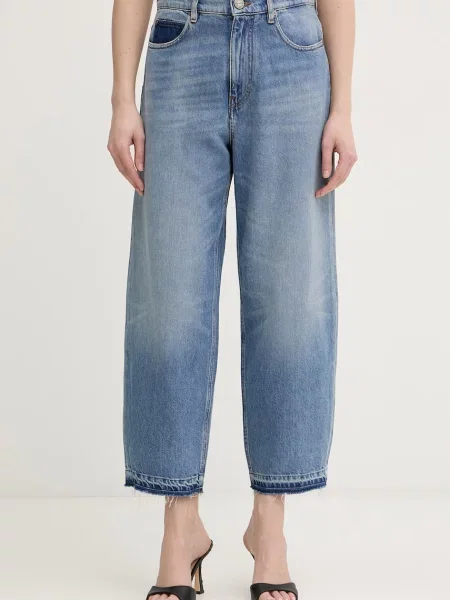 Pinko blugi relaxed fit pentru femei albastru