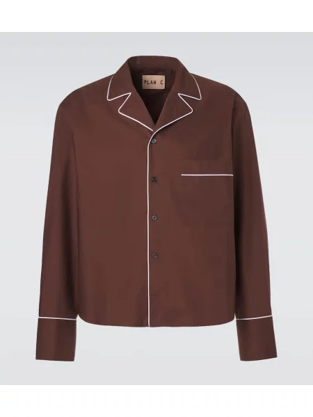 Cămașă Plan C maro