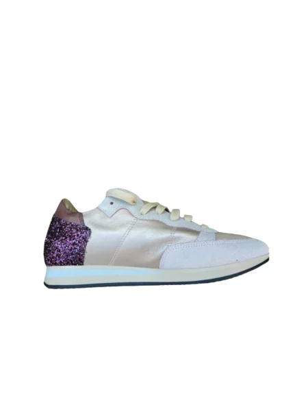 Sneakersy Philippe Model zamszowe beżowe