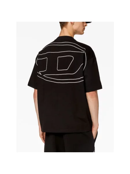 Diesel Koszulki Mężczyzna T-shirt czarny