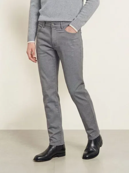 Brax Kalhoty Cadiz Straight Fit 07 silver