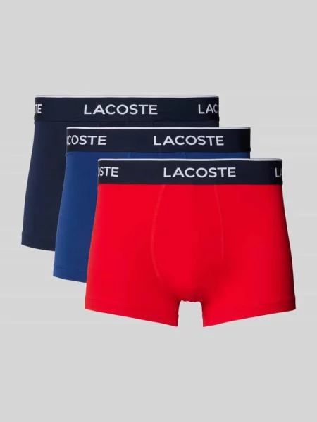 Lacoste bokserki granatowy czerwone