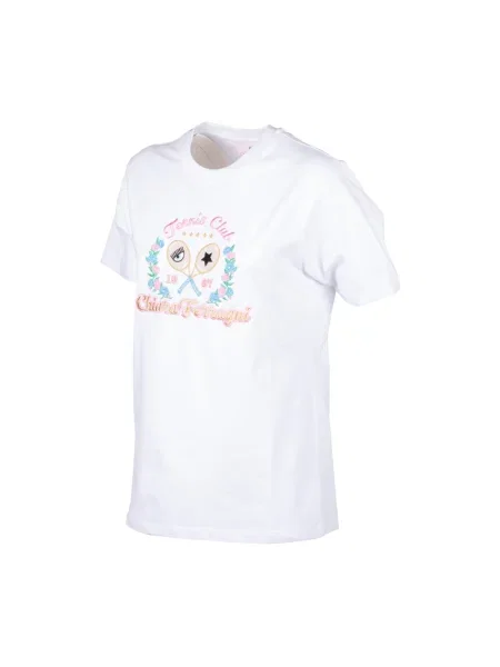 Koszulka Chiara Ferragni Collection do tenisa biała