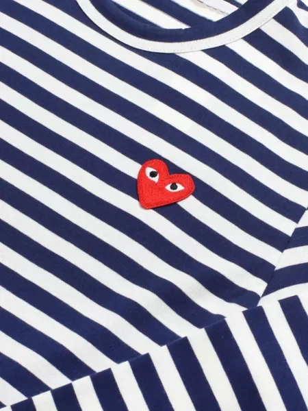 Tričko Comme Des Garçons Play modrá