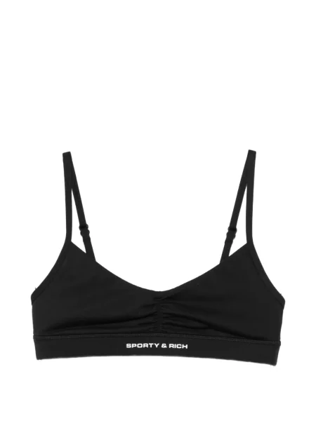 Sutien sport Sporty & Rich cu imagine negru
