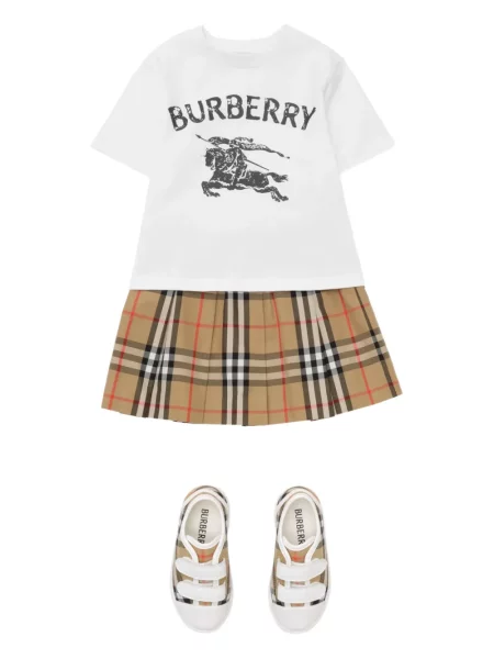 Dětské tričko Burberry bílé