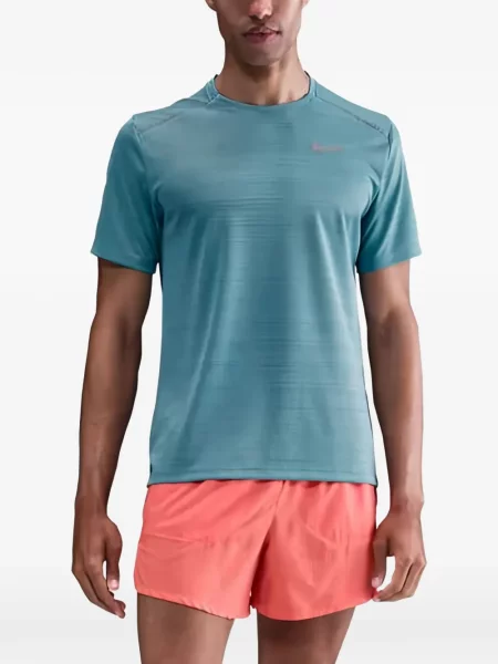 Καρό μπλούζα Nike με κορδόνια με δαντέλα πράσινο
