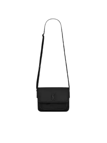 Torba crossbody Saint Laurent z logo czarna