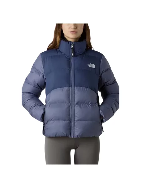 Kurtka puchowa The North Face niebieska