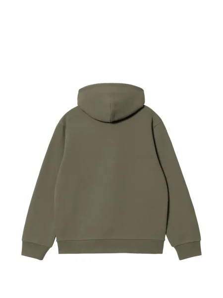 Mikina s kapucňou Carhartt Wip zelená