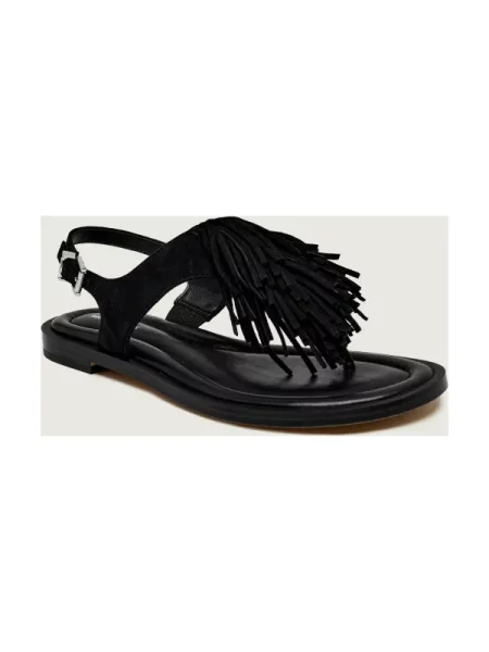 Michael Kors Sandale INDRA | piele întoarsă negru