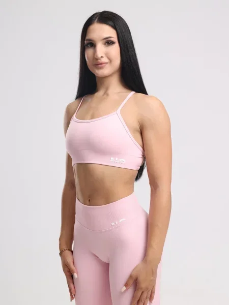 Neverover Sutien sport Hue Cross-Back Strappy Bra' roz
