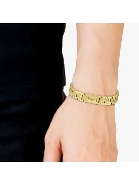 Lacoste Bransoleta Metropole Yellow Gold Altın żółta