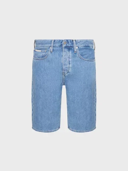 Короткі джинсові шорти Calvin Klein Jeans блакитні