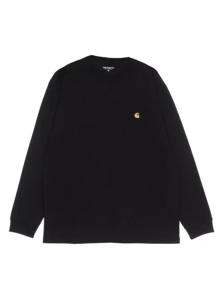 Carhartt WIP L/S Chase T-Shirt Mężczyźni Koszulki Carhartt WIP Size: M czarny
