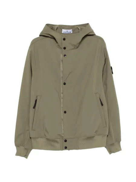 Striukė Stone Island su gobtuvu akmenys žalia