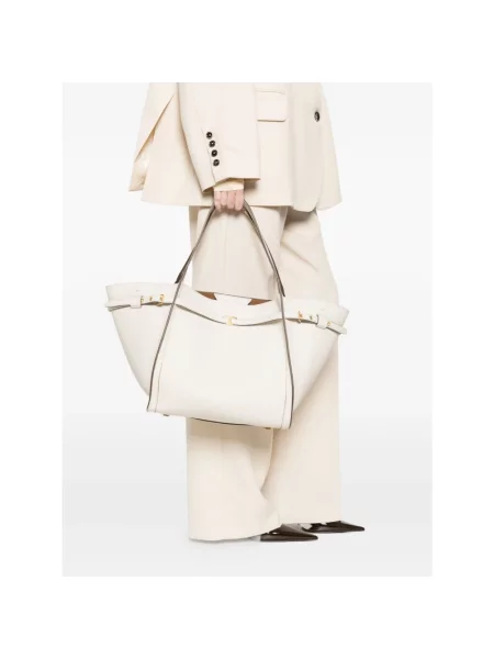 Shopperka Tod's skórzana biała