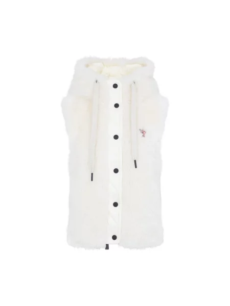 Kamizelka Moncler ocieplana biała
