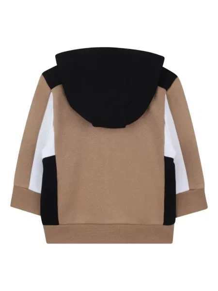 Bluza z kapturem dziecięca Bosswear brązowa