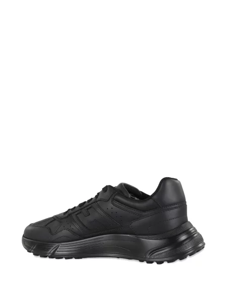 Sneakerși Hogan cu șireturi din dantelă negru
