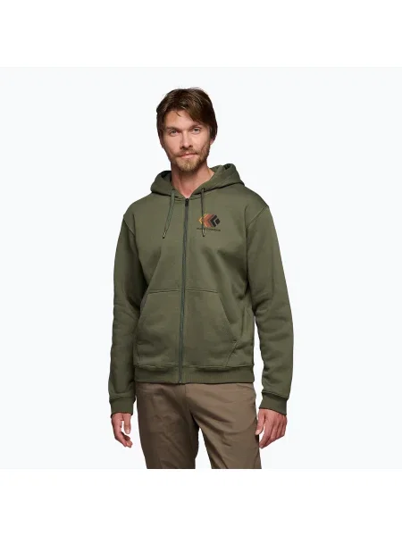 Black Diamond Faded Full Zip Hoody tundra суитшърт за мъже черно