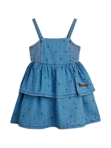 Детское джинсовое платье Mini Rodini