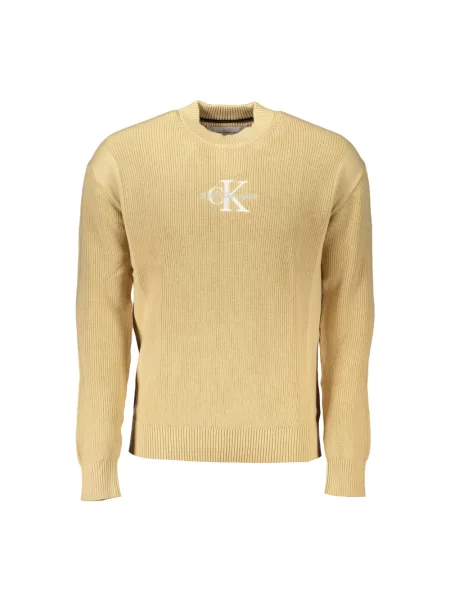 Sweter Calvin Klein beżowy