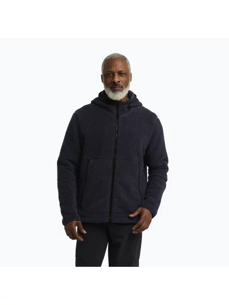Трекінгова кофта Jack Wolfskin Stone Lite Hooded dark navy темно-синя