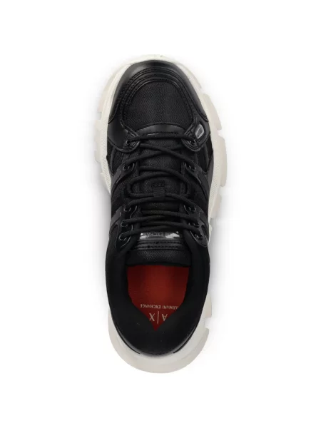 Sneakerși Armani Exchange negru