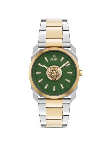 Ceas Plein Sport cu dungi de tigru verde