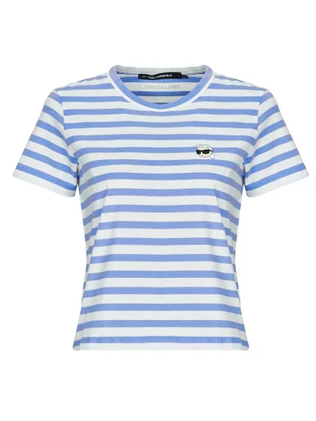 Majica Karl Lagerfeld s črtami