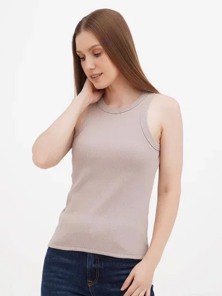 Майка HiBrand бавовна/поліестер бежевий