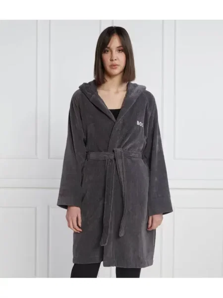 BOSS BLACK Köntös PLAIN | Relaxed fit fekete